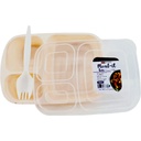Maxware Lunch Box Plastic (Large) - Light Pink