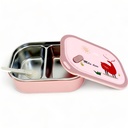Milu Deer Stainless Steel Lunch Box - Double Compartment - Pink | A-10
