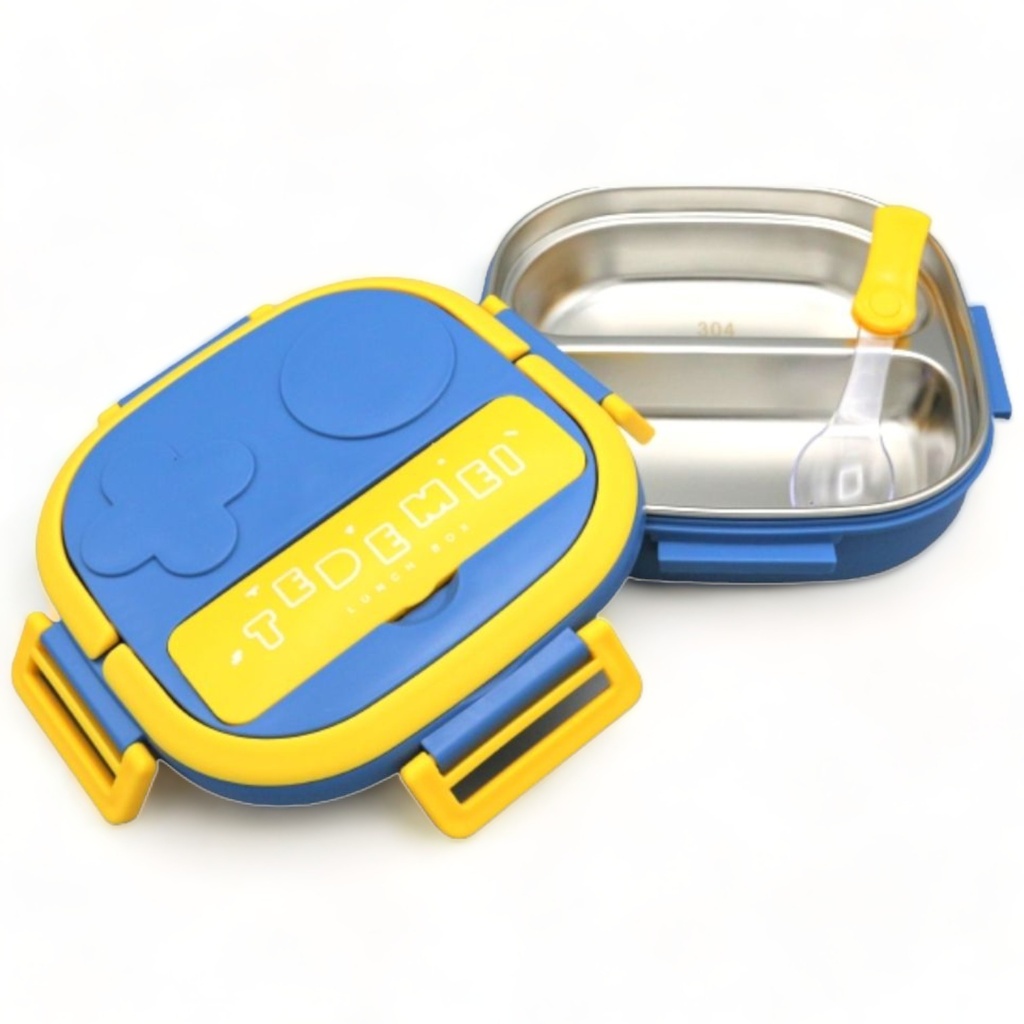 Stainless Steel Children's Lunch Box - Blue