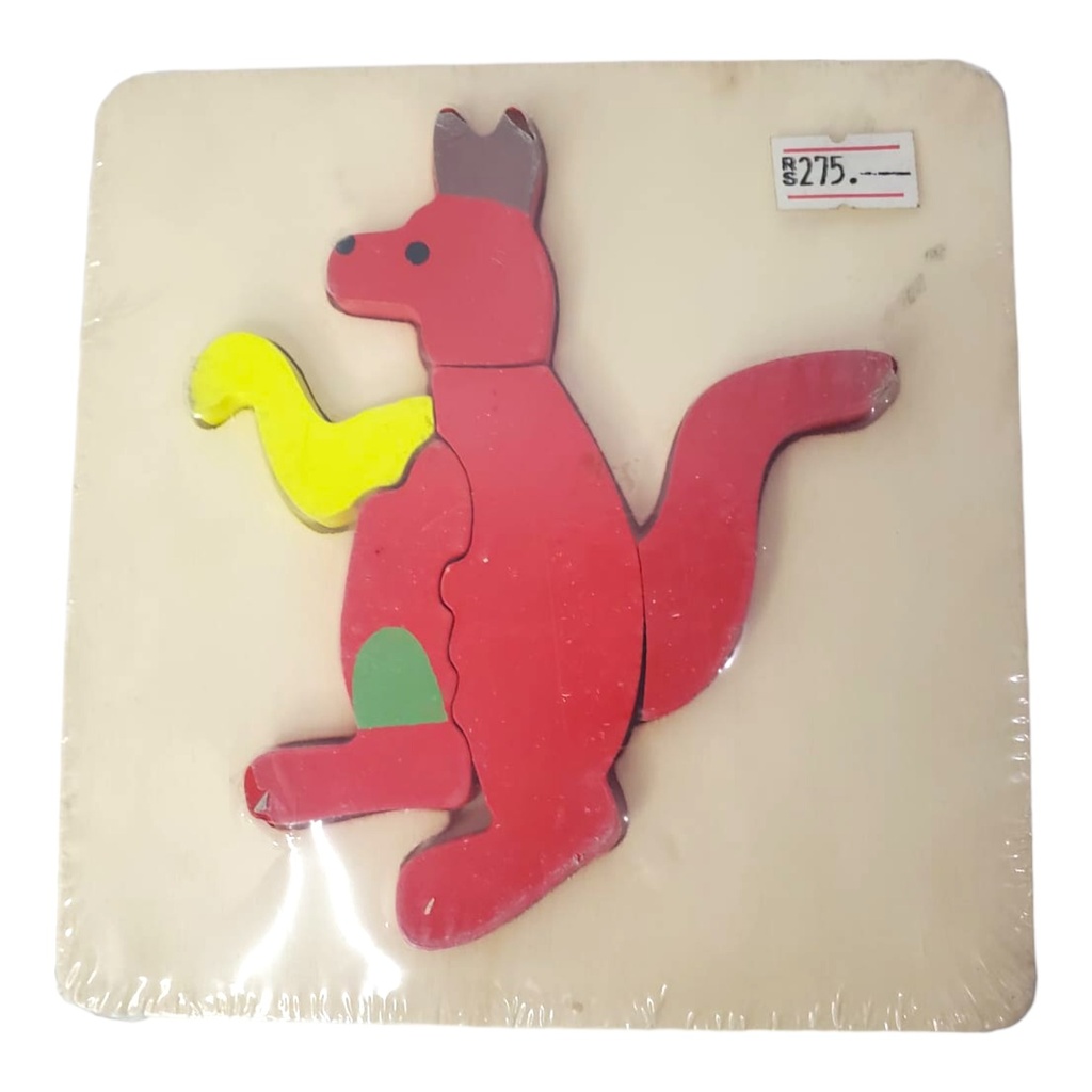 Wooden Small Plate Puzzle Embozed