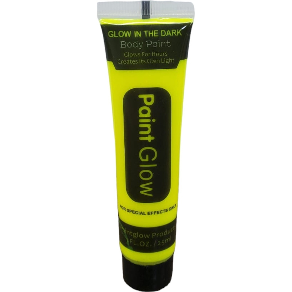 Acrylic Paint Glow Body Glow - 14.2ml - Yellow