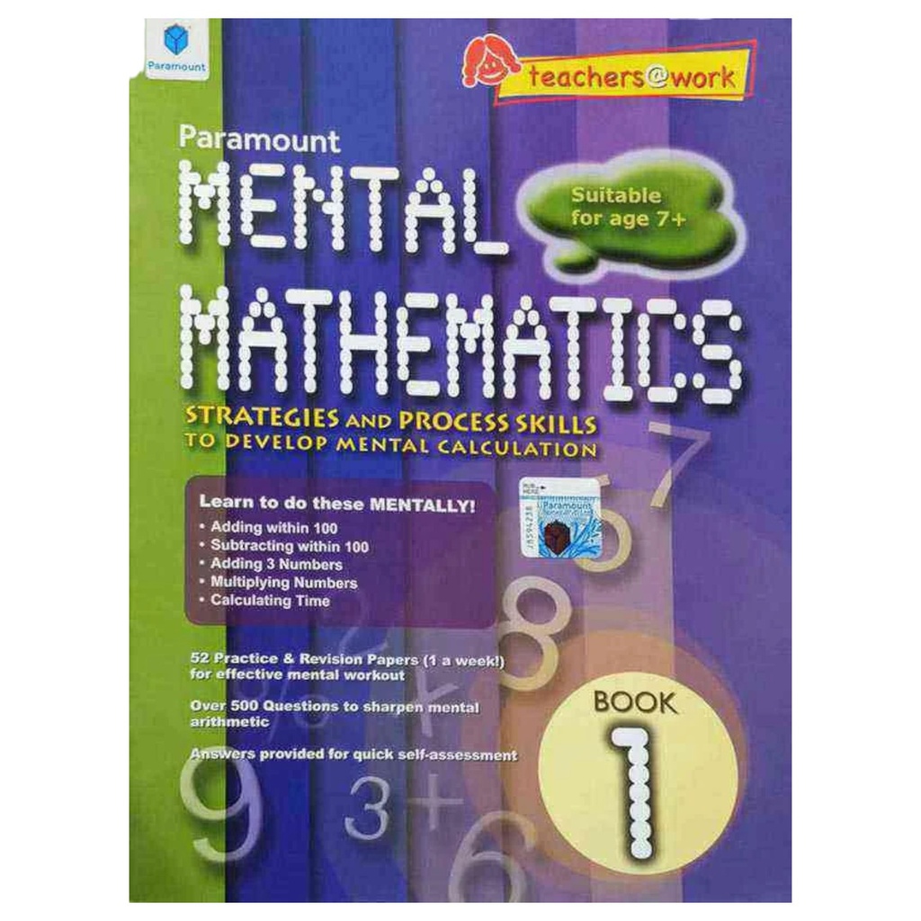Paramount Mental Mathematics Book 1