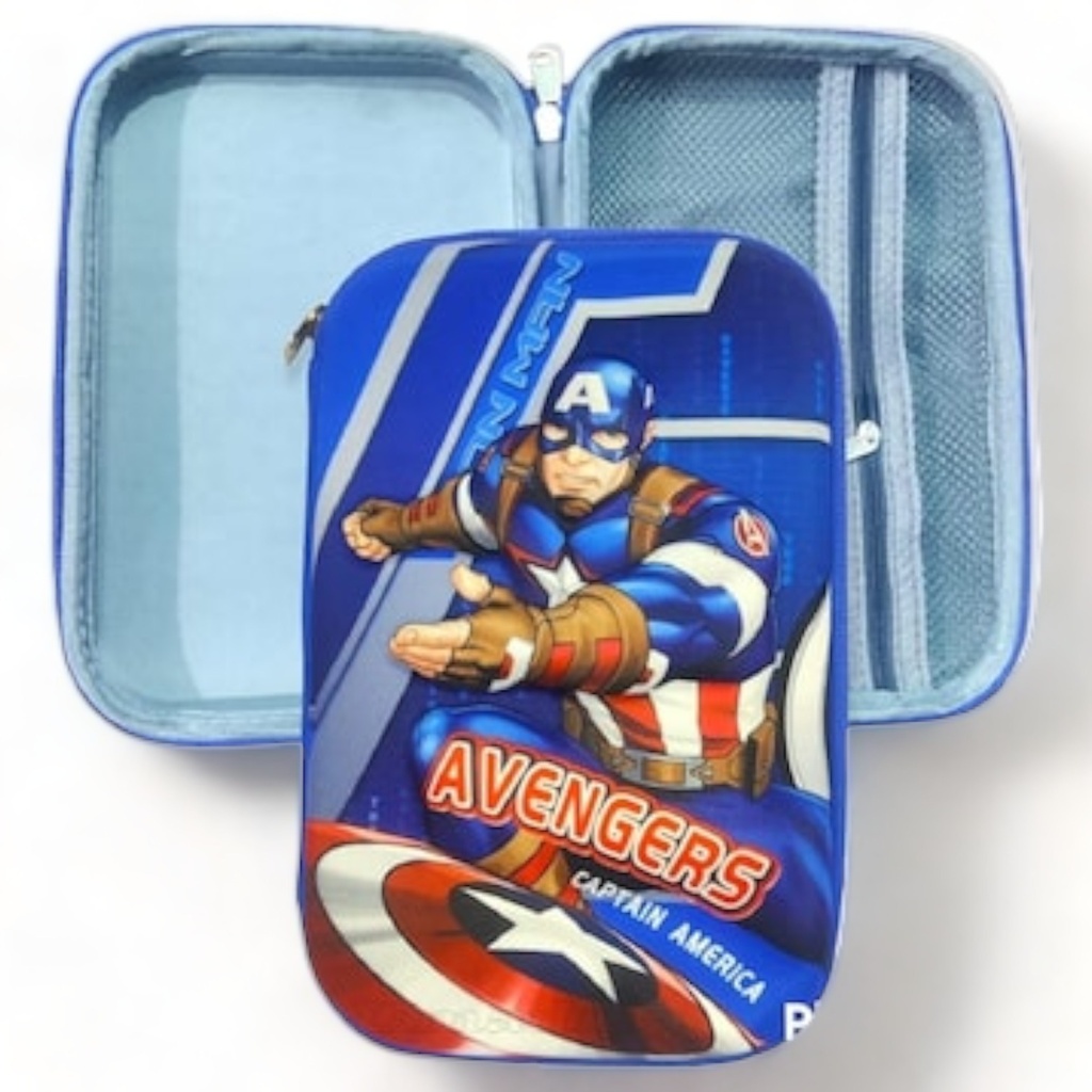 Hard Cover Pencil Box - Captain America