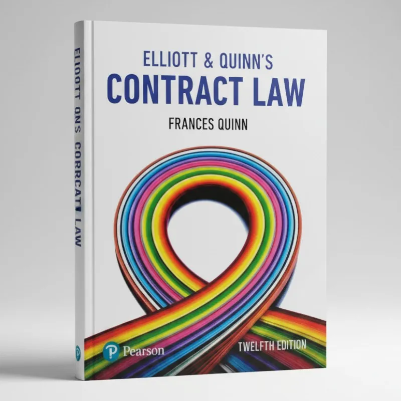 [9781292251400] Elliot & Quinn's Contract Law - A Level - 12th Edition - Frances Quinn - Low Price Edition