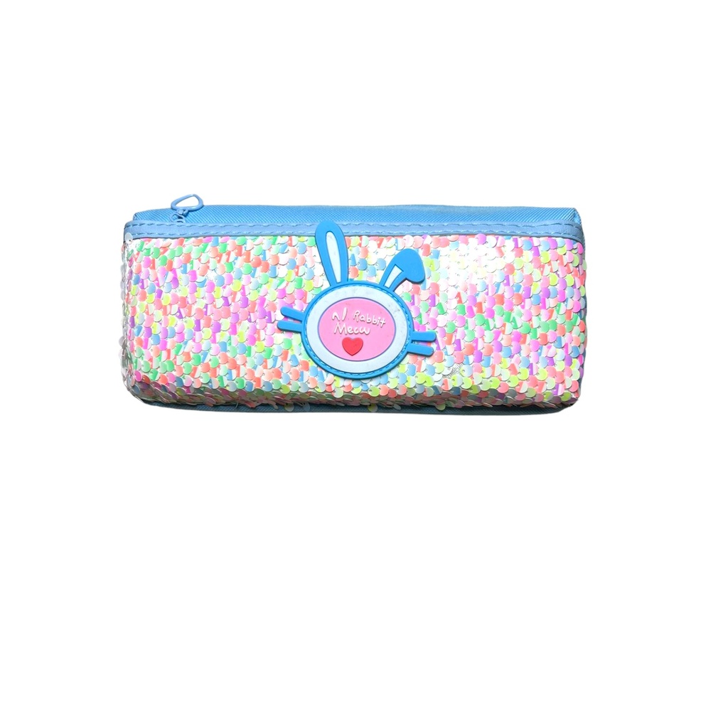 Rabbit Mecw Pencil Box - Blue