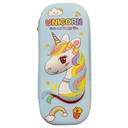 Unicorn Hard Cover Pencil Pouch - Blue