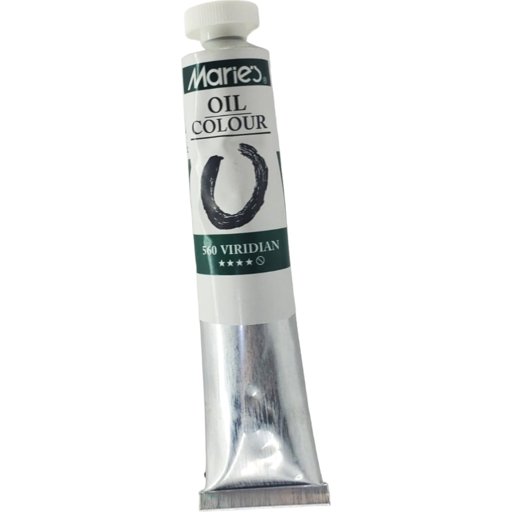 Oil Colour Paint Tube - 560 Viridian - 50ml - Maries