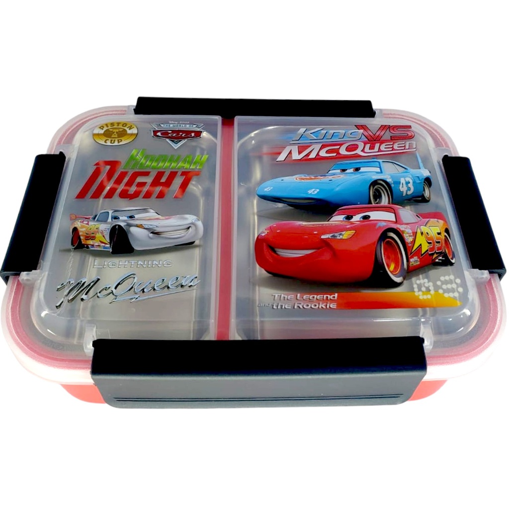 McQueen/Car Lunch Box - Double Compartment - Red | A-2