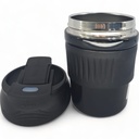 Guegres Stainless Steel Coffee Mug - Black - No. D32