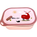Milu Deer Stainless Steel Lunch Box - Double Compartment - Pink | A-10