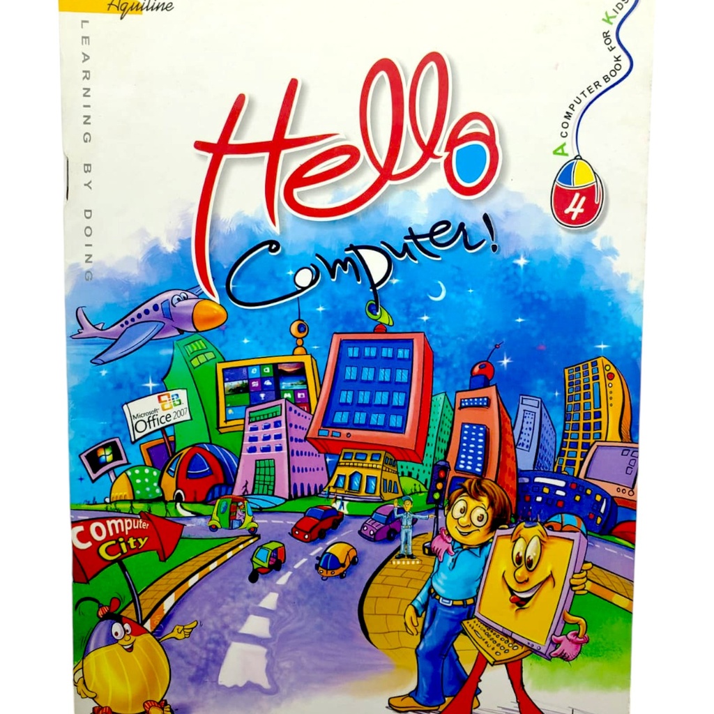 Aqua Line Hello Computer Book 4