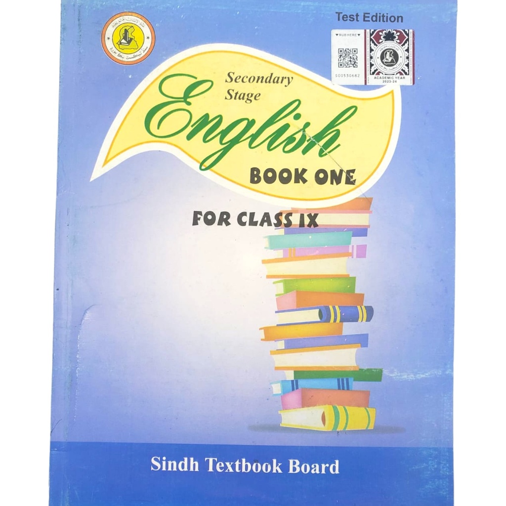 Secondary Stage English Book 1 for Class IX - Sindh Textbook Board