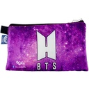 BTS Double Zipper Pencil Pouch