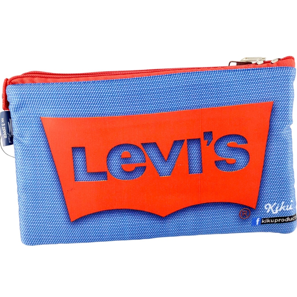 Levi's Triple Zipper Pencil Pouch