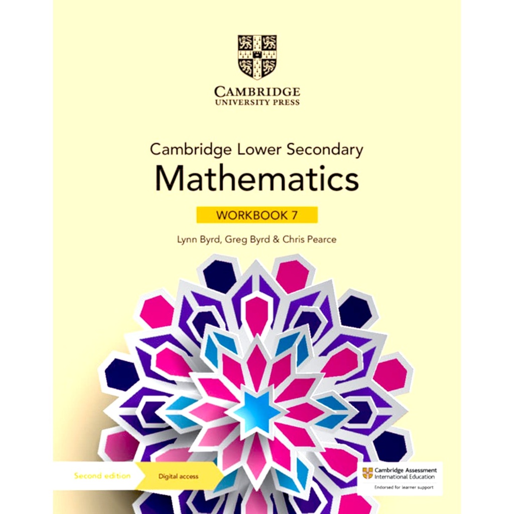 Cambridge Lower Secondary Mathematics Learner's Workbook 7 With Digital Access 2nd Edition - Original