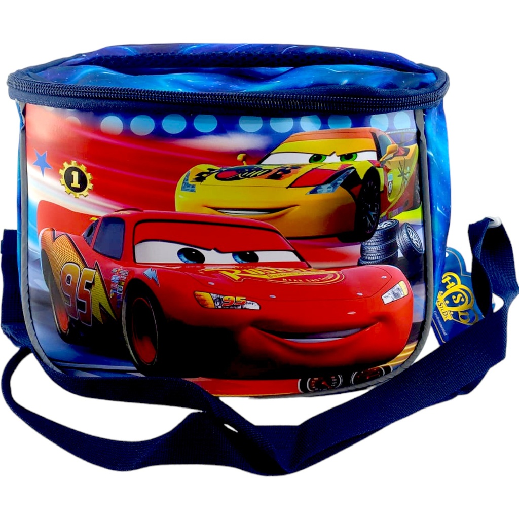 Cars Pre-School Lunch/Fancy Bag - Blue( IMPORTED )
