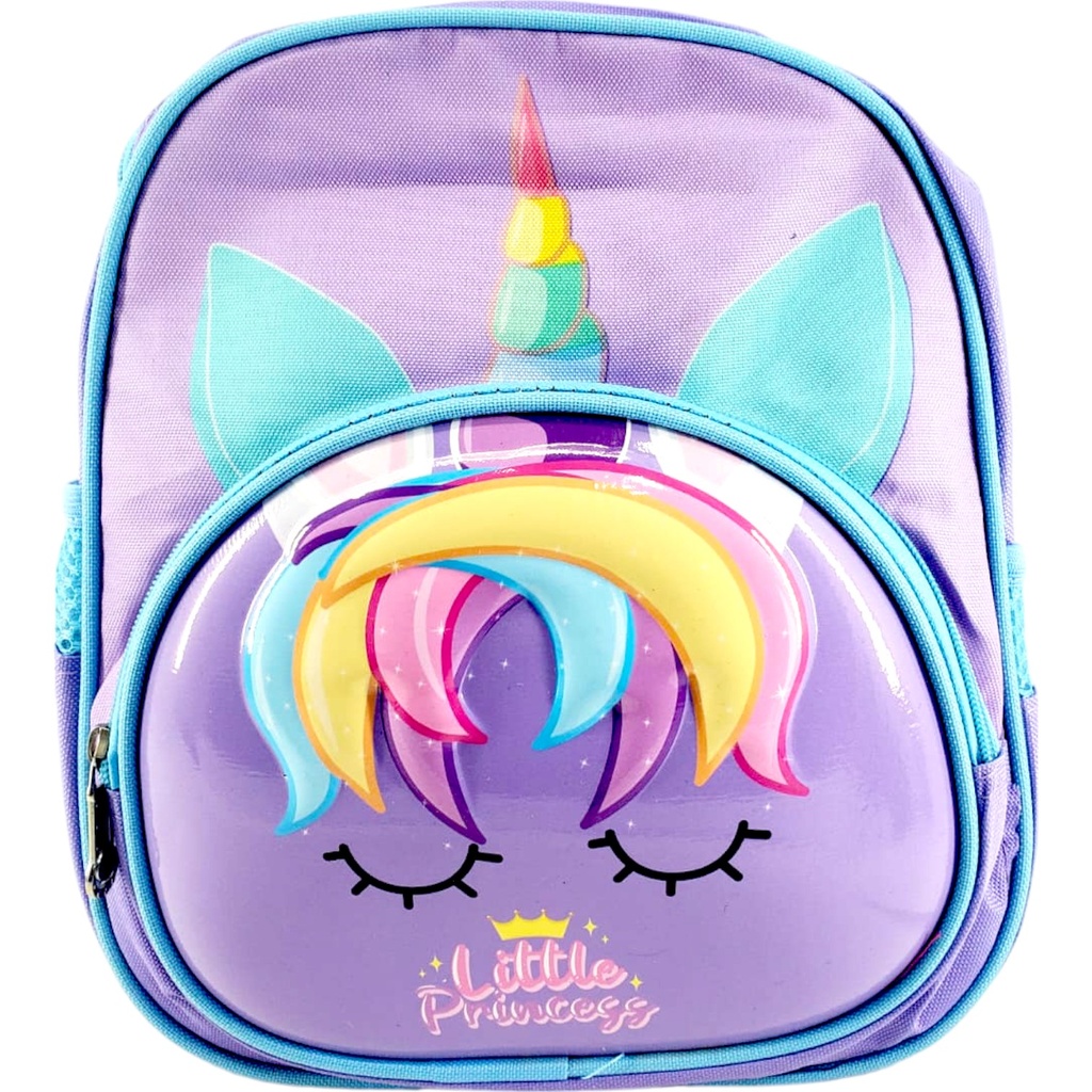 Unicorn Pre-Primary School Bag - Purple( IMPORTED )