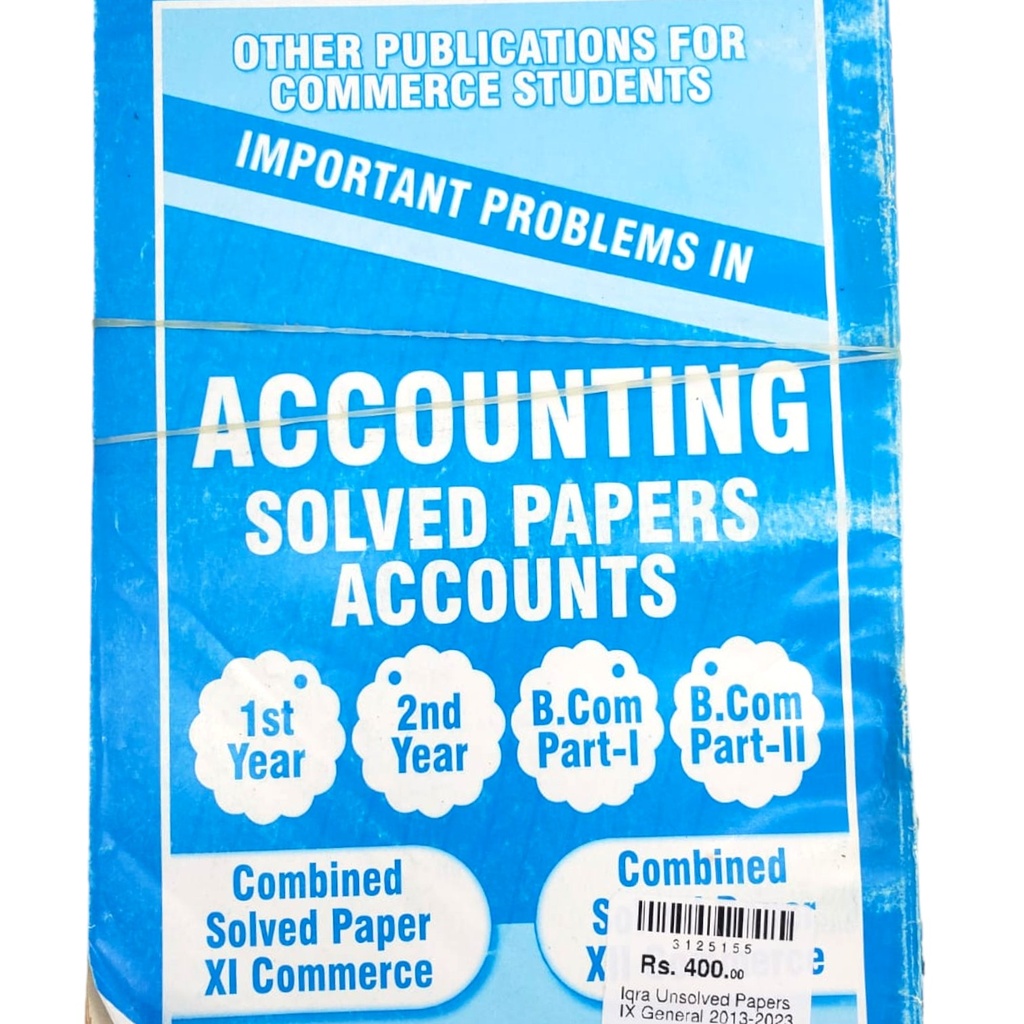 Iqra Unsolved Papers IX General 2013-2023