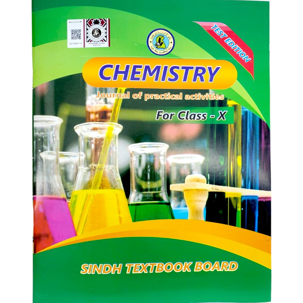 Chemistry Practical Book & Journal For Class X - Sindh Textbook Board