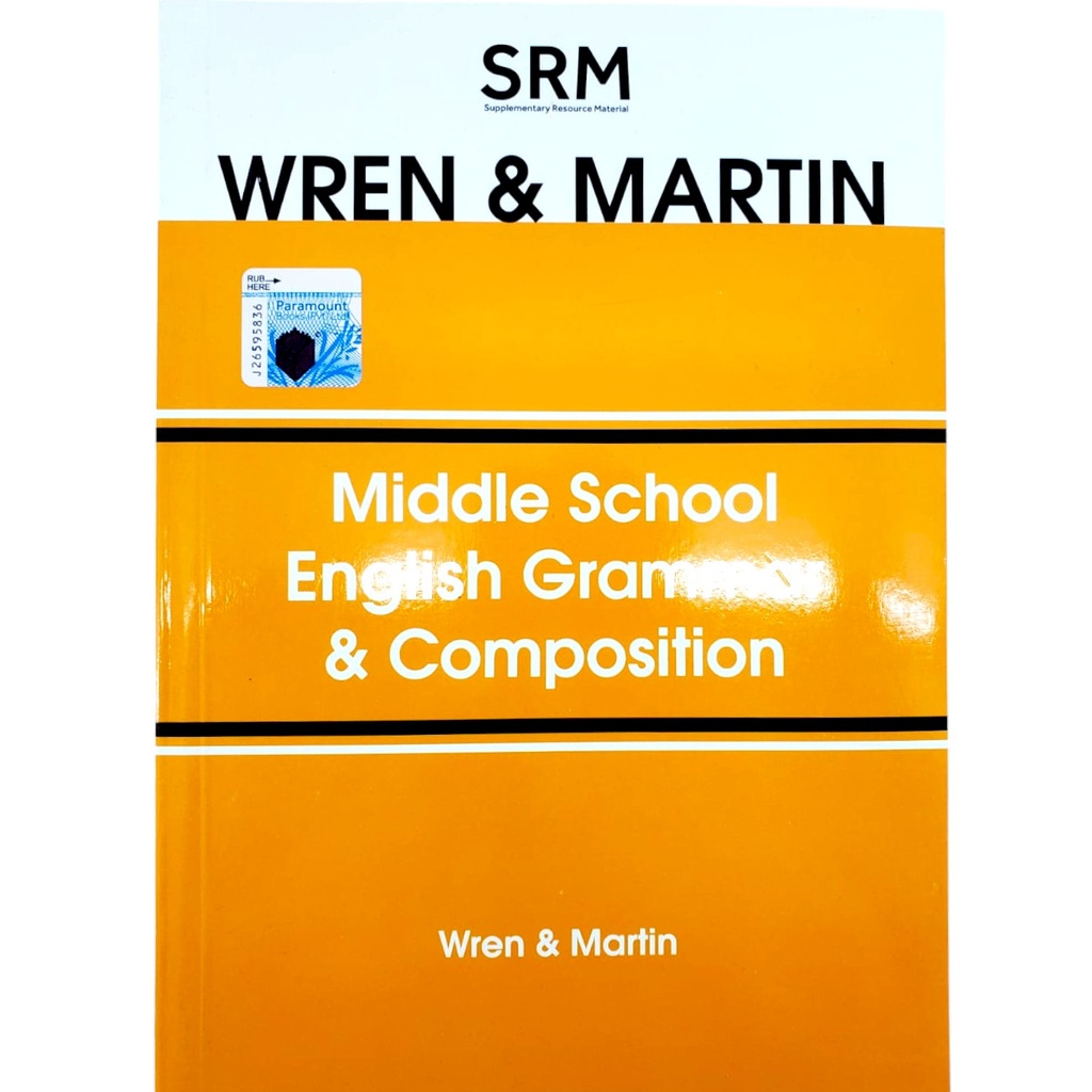 Middle School English Grammar & Composition - Wren & Martin