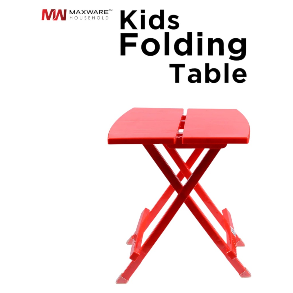 Kids Folding Table (Red) - MAXWARE