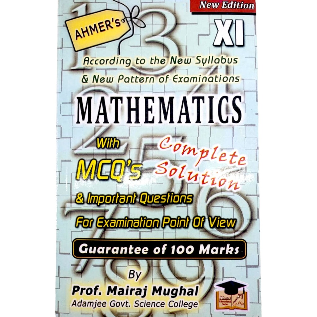 Mathematics Key Book with MCQ's for Class XI - Ahmer's Publisher