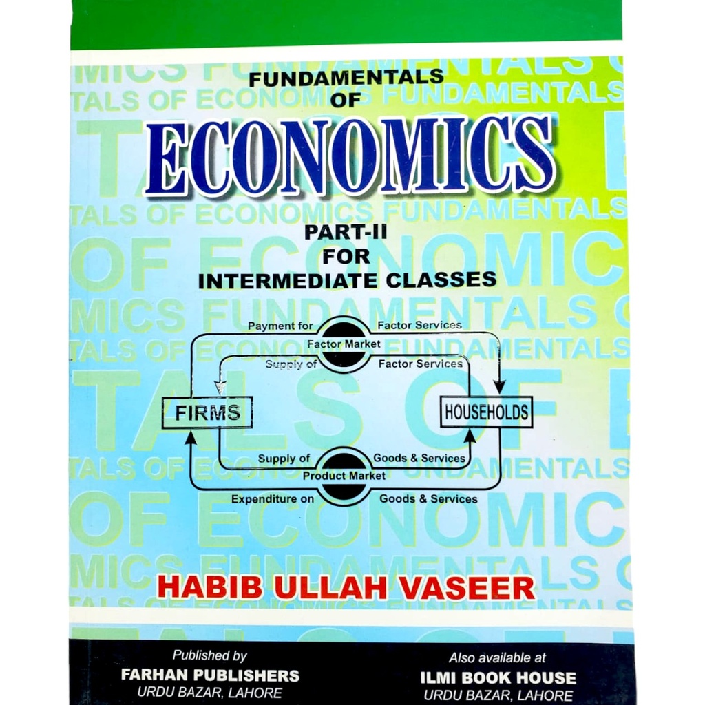 Fundamentals Of Economics Part 2 For Intermediate Classes - Habib Ullah Vaseer