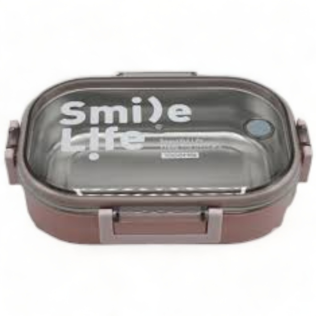 Smile Life Lunch Box - Pink - No. HM6721