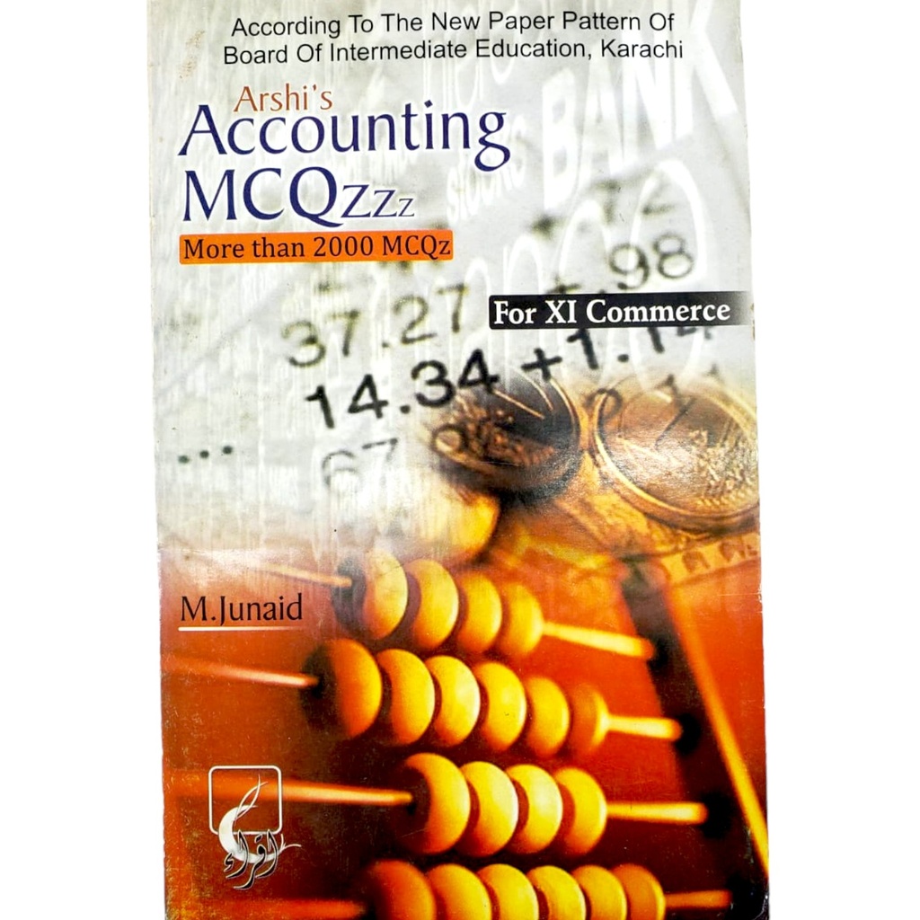 Arshi's Accounting MCQ's more than 2000 MCQ's - Iqra Publisher