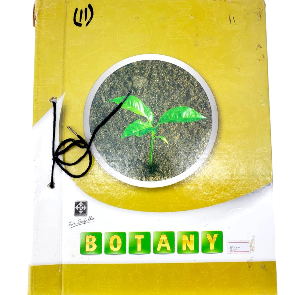 Botany Practical Journal of Hand Writing For Class XI - Dr Saifuddin
