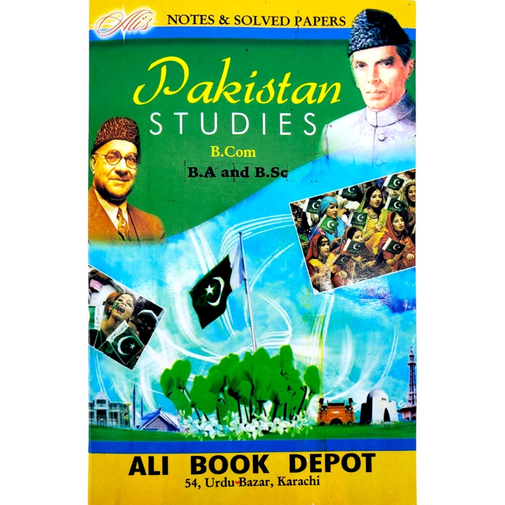 Pakistan Studies Solved Paper For B.A , B.Com, B.Sc - Ali Series