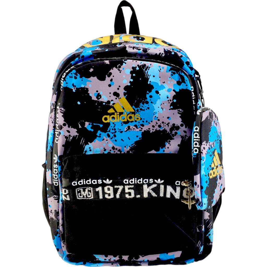 Adidas College Bag - Black/Blue( IMPORTED )