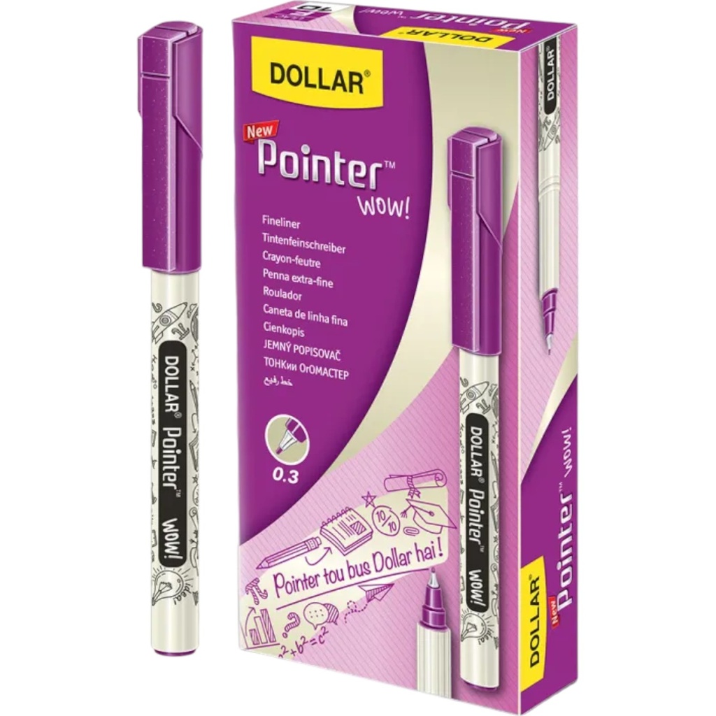 Dollar Pointer Purple / Lilac- 0.3mm - 1 Pcs