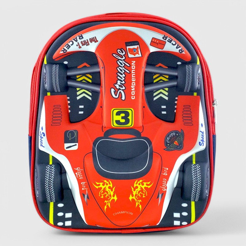 Sports Car Pre-Primary School Bag (IMPORTANT)