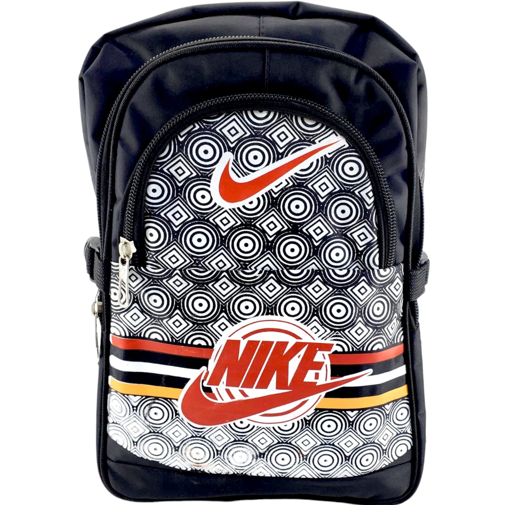 Nike Designed School Bag - Black - Class - 1 - 2( MADE IN PAKISTAN )