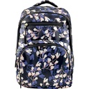 Leaf Printed School Bag - Black - Class - 1 - 2( IMPORTED )