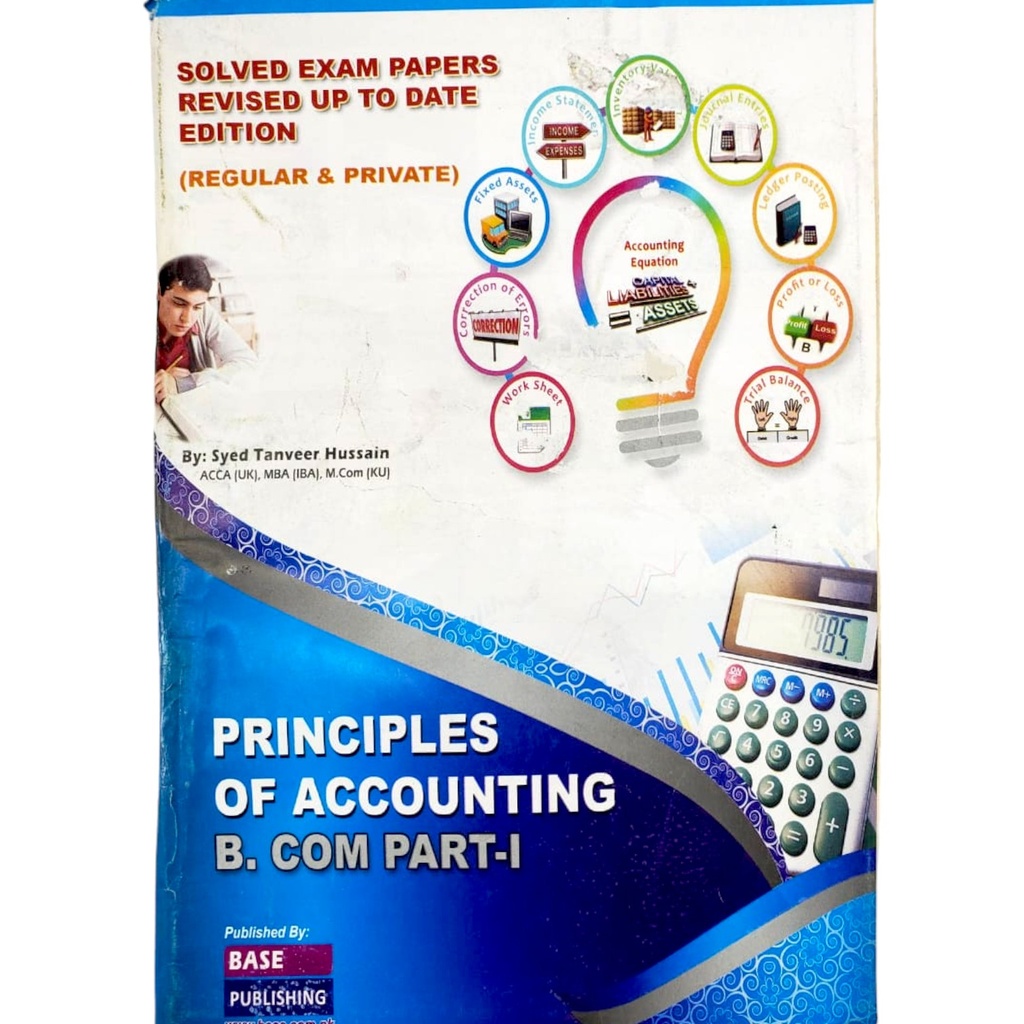 Principles Of Accounting B.Com Part I Solved Exam Papers