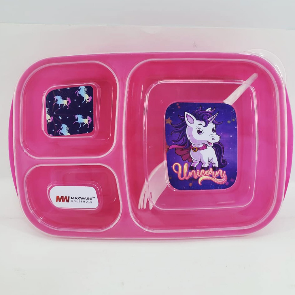 Unicorn maxware Lunch Box Plastic (Large)