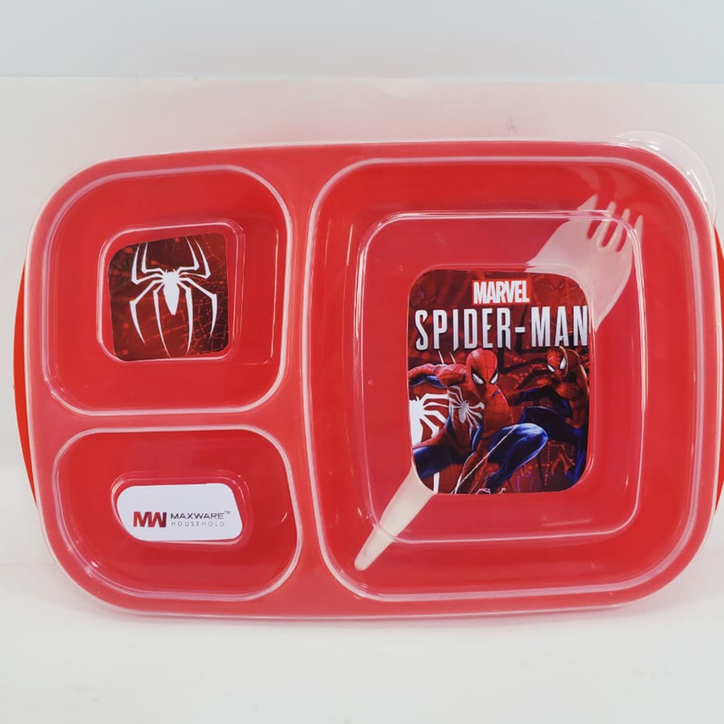 Spider Man Maxware Lunch Box Plastic (Large)