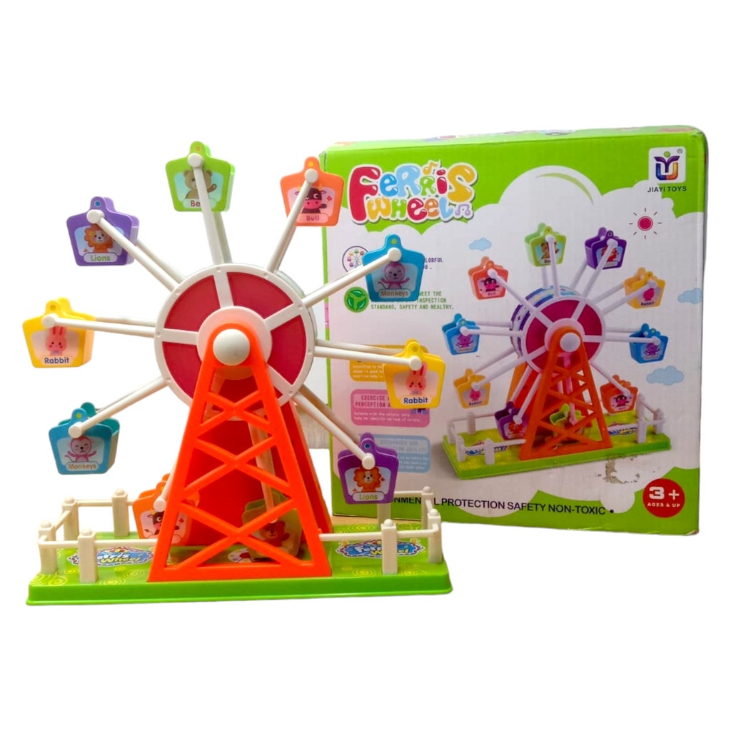 Electronic Ferris Wheel With Music & Lights - No. 666B - JIAYI TOYS