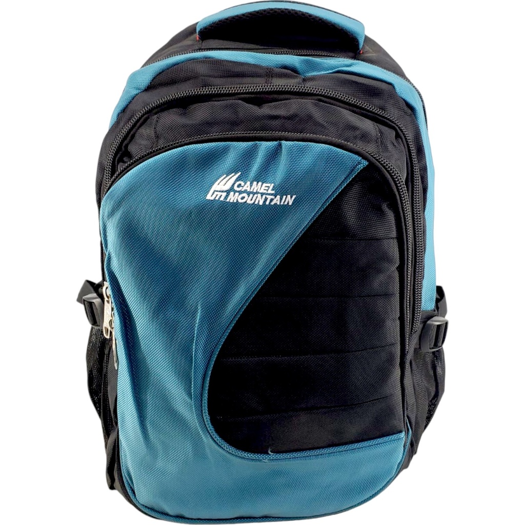 Camel Mountain 18Inch School Bag - Sea Green/Black - Class - 3 - 8( IMPORTED )
