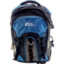 Camel Mountain 20Inch School Bag With Belt - Black/Blue - Class - 3 - 8( IMPORTED )