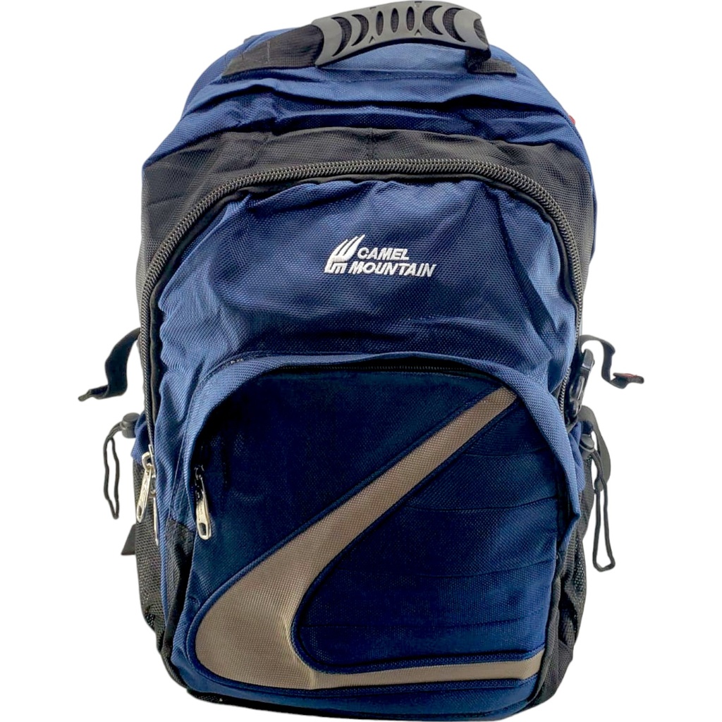 Camel Mountain 20Inch School Bag With - Royal Blue - Class - 3 - 8( IMPORTED )