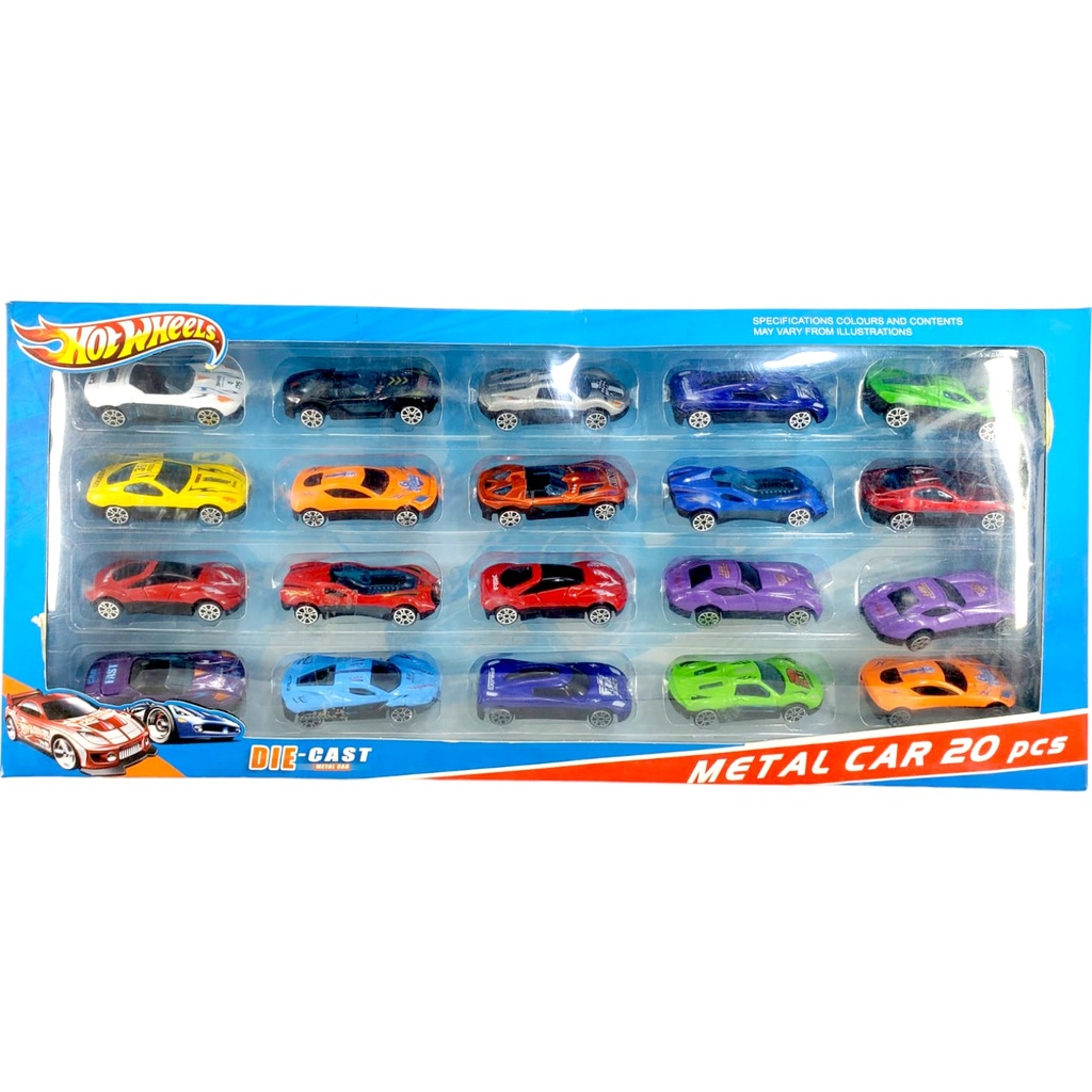 Die Cast Metal Cars - Pack of 20 - No. 712 - Hot Wheels