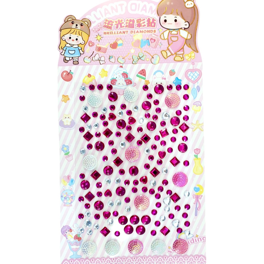 Beads Stickers - No. HL-039 - Assorted Colors