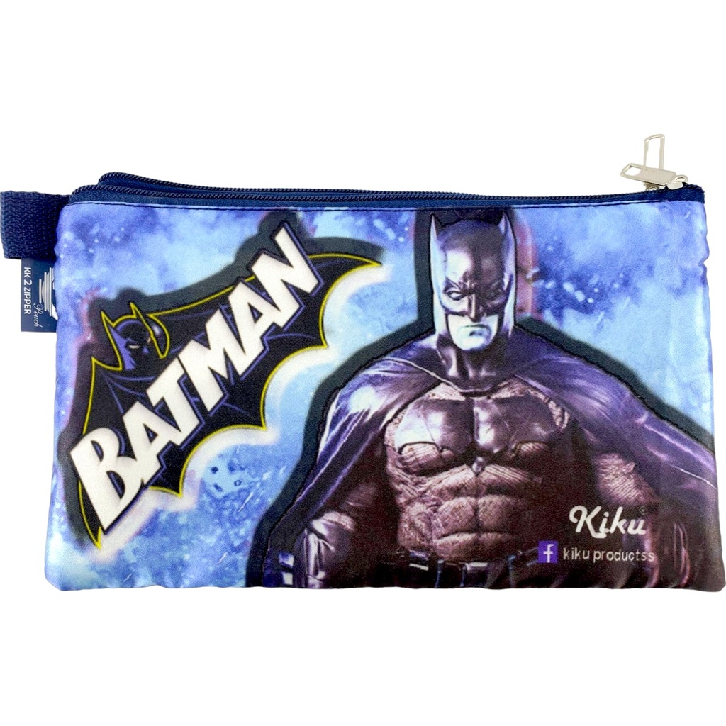 Batman Double Zipper Pencil Pouch (Assorted Design)
