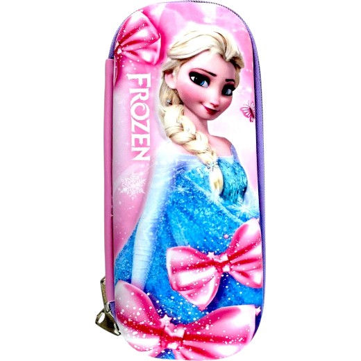 3D Frozen Pencil Pouch - Pink - No. 5604