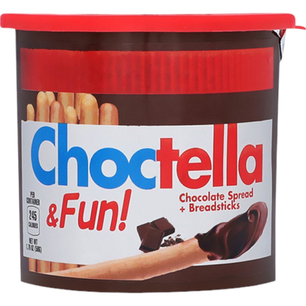 Choctella Chocolate Spread with Breadsticks & Fun