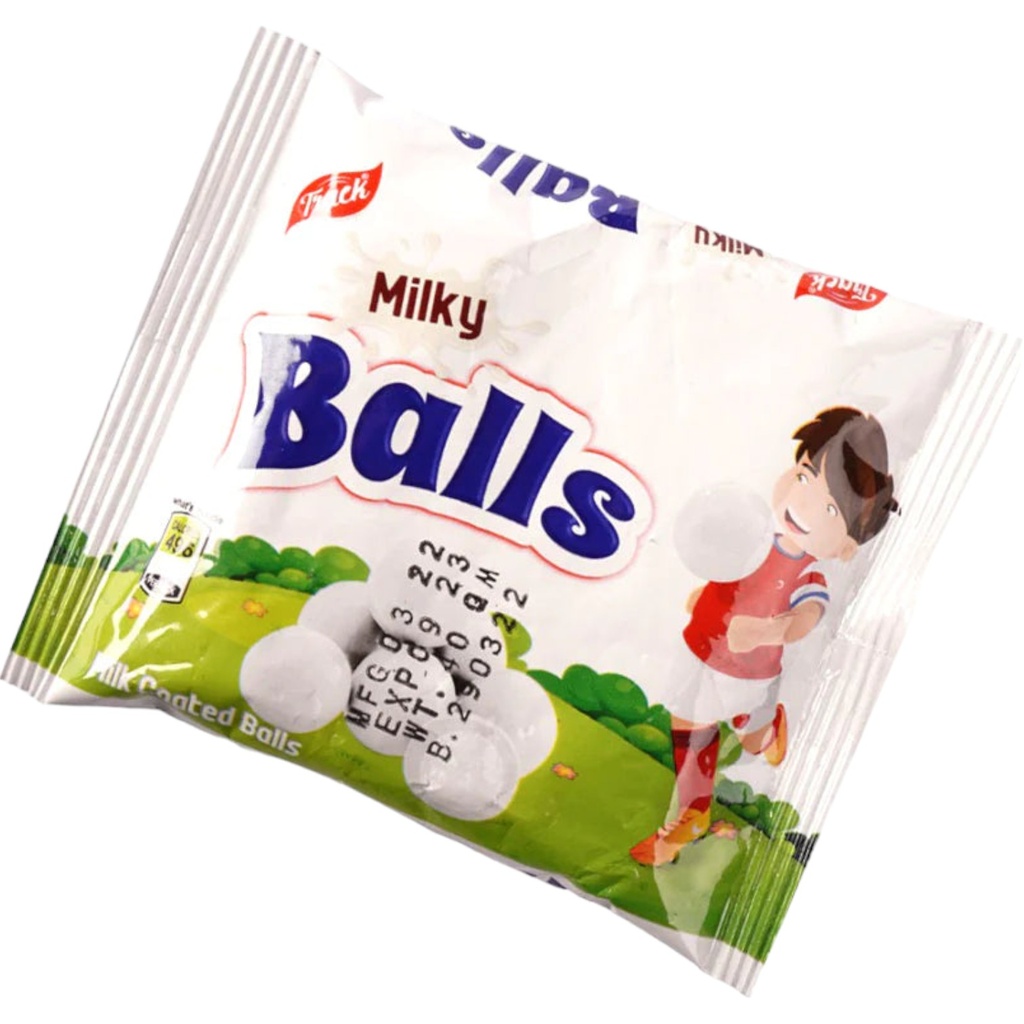 Track Balls Milky - Milky Coated Balls