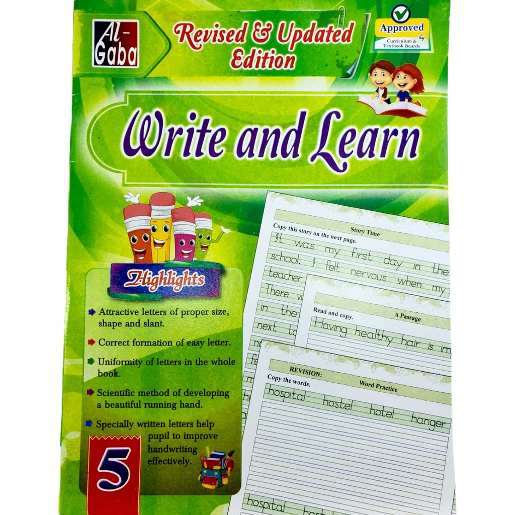 Write And Learn English Book 5 - Gaba Books